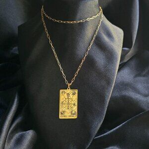 Wheel of Fortune Tarot Necklace